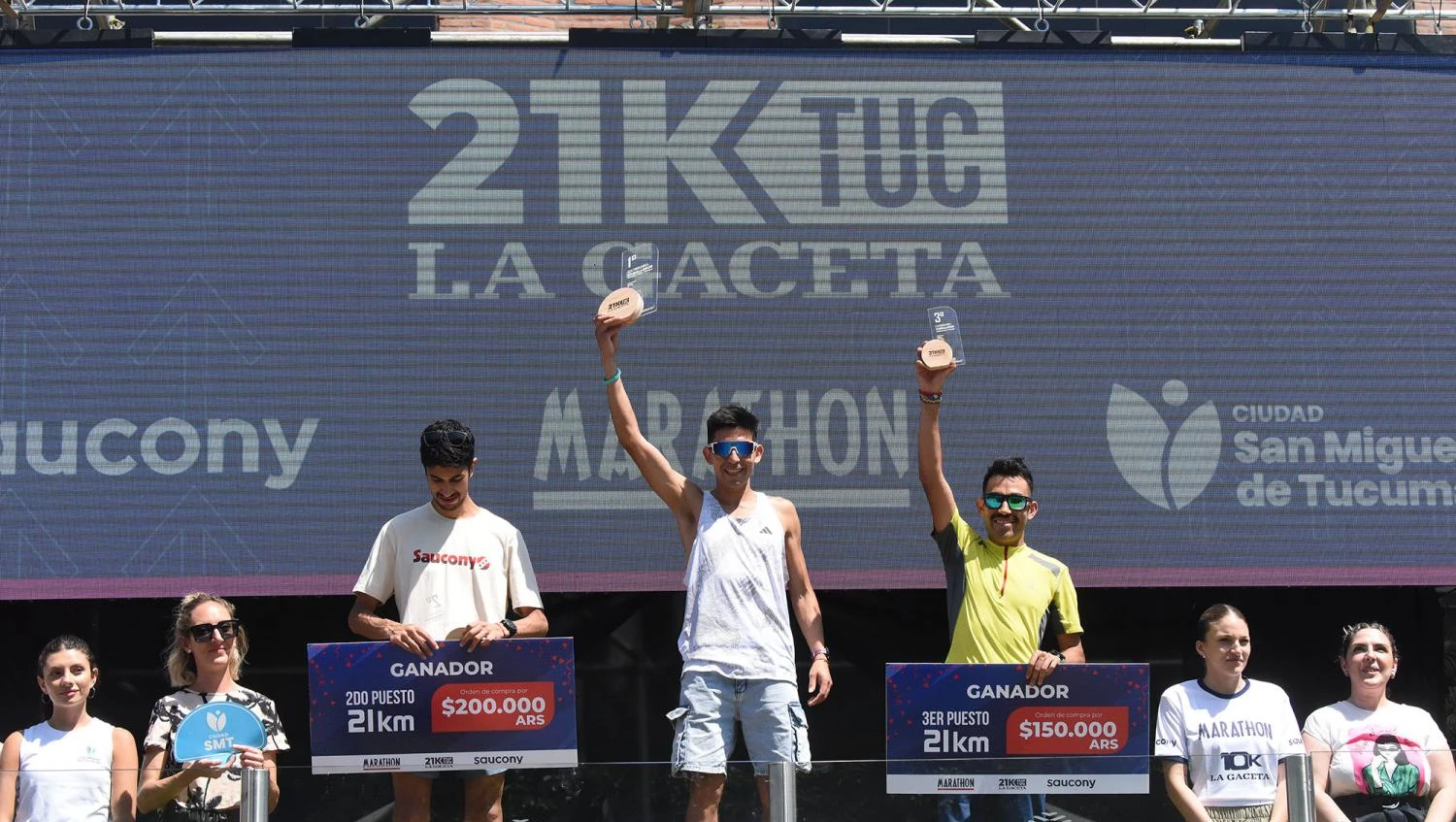 Aquí están, estos son! Los ganarores de la Carrera 21K La Gaceta