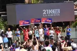 Podios de  los 21K LA GACETA