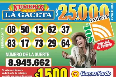 Los Números de Oro de LA GACETA