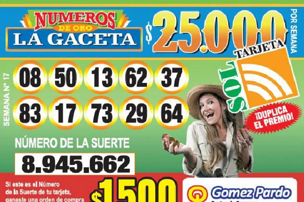 Los Números de Oro de LA GACETA