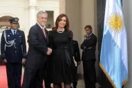 Cristina les agradeció a los chilenos que gritan que las Malvinas son argentinas