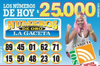 Los Números de Oro de LA GACETA