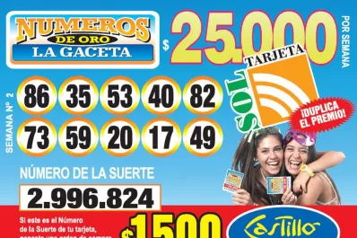 Los Números de Oro de LA GACETA