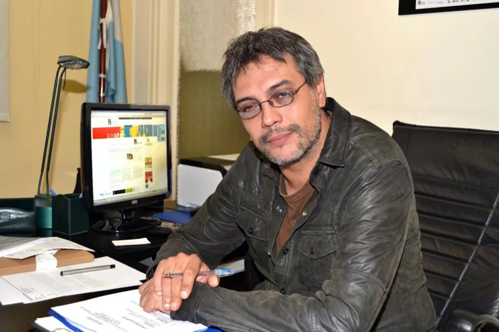 GUILLERMO PARODI. El funcionario se define como un militante de la cultura. MAGDALENA VIGGIANI (INT).