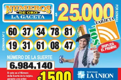 Los Números de Oro de LA GACETA