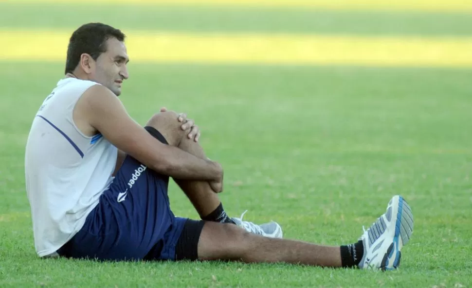 DESCANSO. El santafesino reconoció su error en la caída ante Boca Unidos. LA GACETA / EDGARDO GALINDEZ