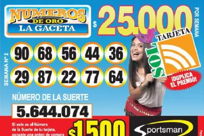 Los Números de Oro de LA GACETA