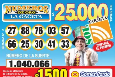 Los Números de Oro de LA GACETA