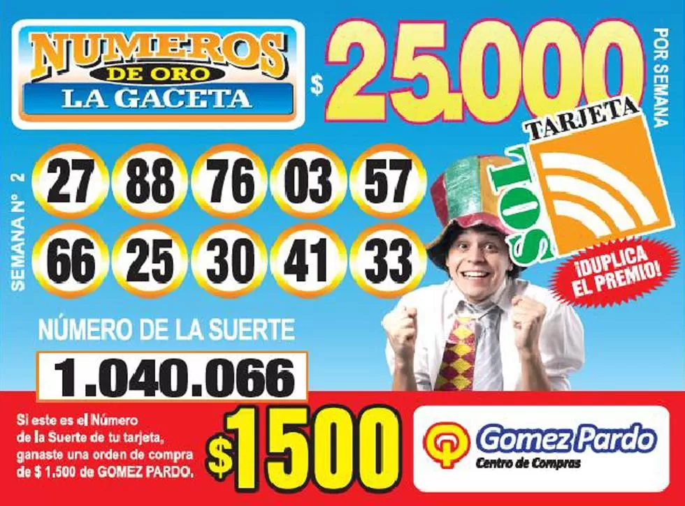 Los Números de Oro de LA GACETA