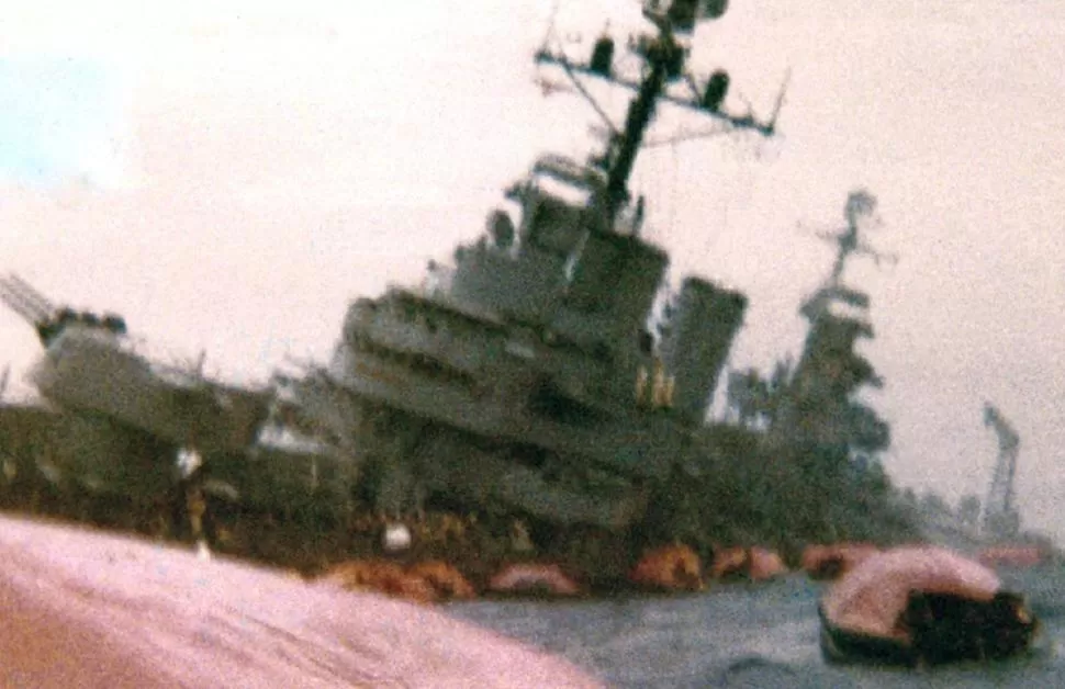 EN LA MEMORIA. El Belgrano fue hundido el 2 de mayo de 1982. En el ataque murieron 323 personas. GENTILEZA ASOCIACION AMIGOS DEL CRUCERO GENERAL BELGRANO