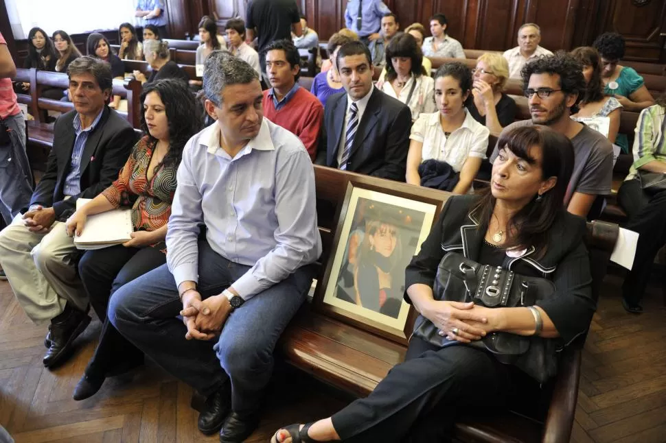 JORNADA PARTICULAR. La nueva audiencia se desarrolla el día que desapareció la joven, hace 10 años. LA GACETA / FOTO DE JORGE OLMOS SGROSSO