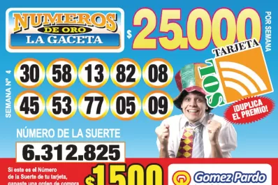 Los Números de Oro de LA GACETA