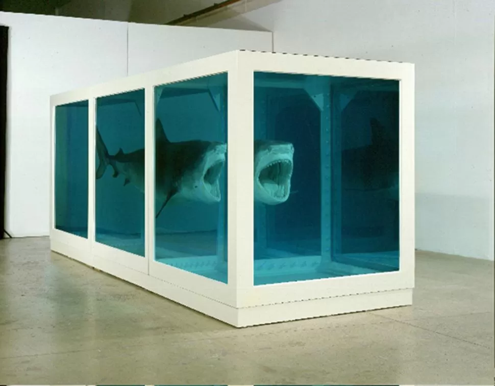 TIBURÓN EN FORMOL. Por esta obra se pagó más de 12 millones de dólares.  