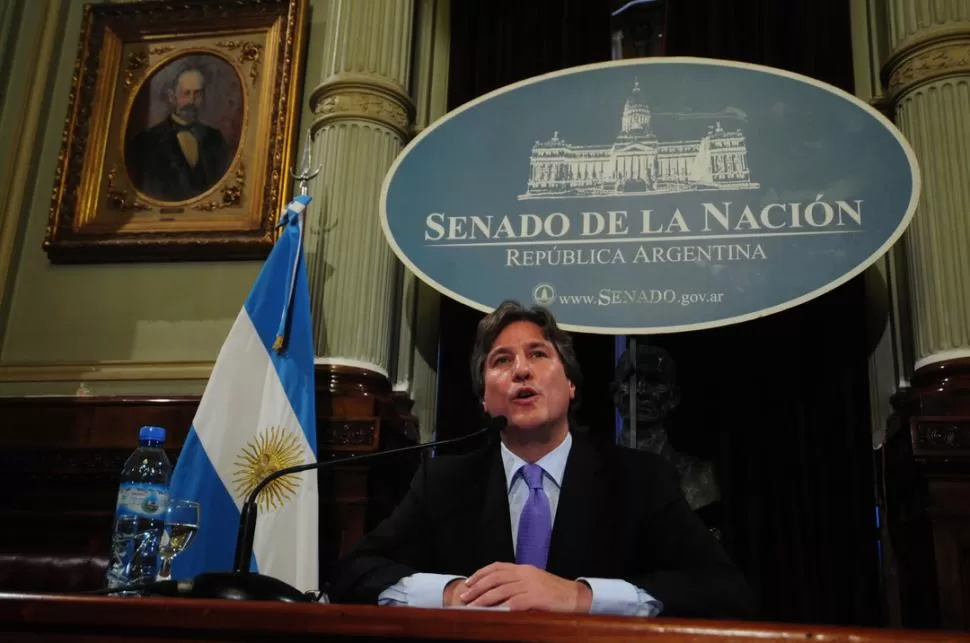 EL JUEVES EN EL SENADO. Boudou se defendió atacando al juez de la causa, a medios y a políticos anti K. DYN