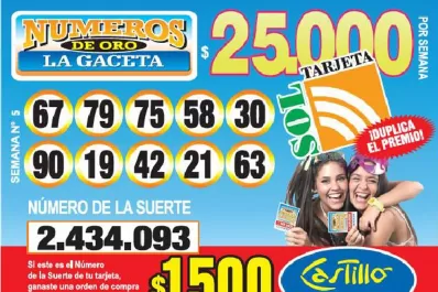 Los Números de Oro de LA GACETA