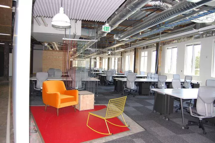 MODERNAS. Las nuevas oficinas de Facebook. FOTO TOMADA DE MASHABLE.COM