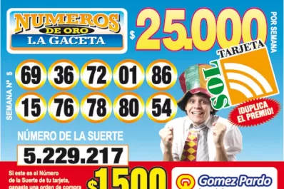 Los Números de Oro de LA GACETA