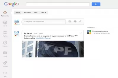 Google+ (Plus) renovó su diseño
