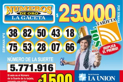 Los Números de Oro de LA GACETA