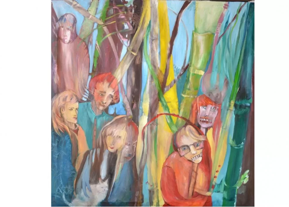 MARIZA ZORGNO. La artista utiliza colores pasteles en sus pinturas. GENTILEZA MUNT