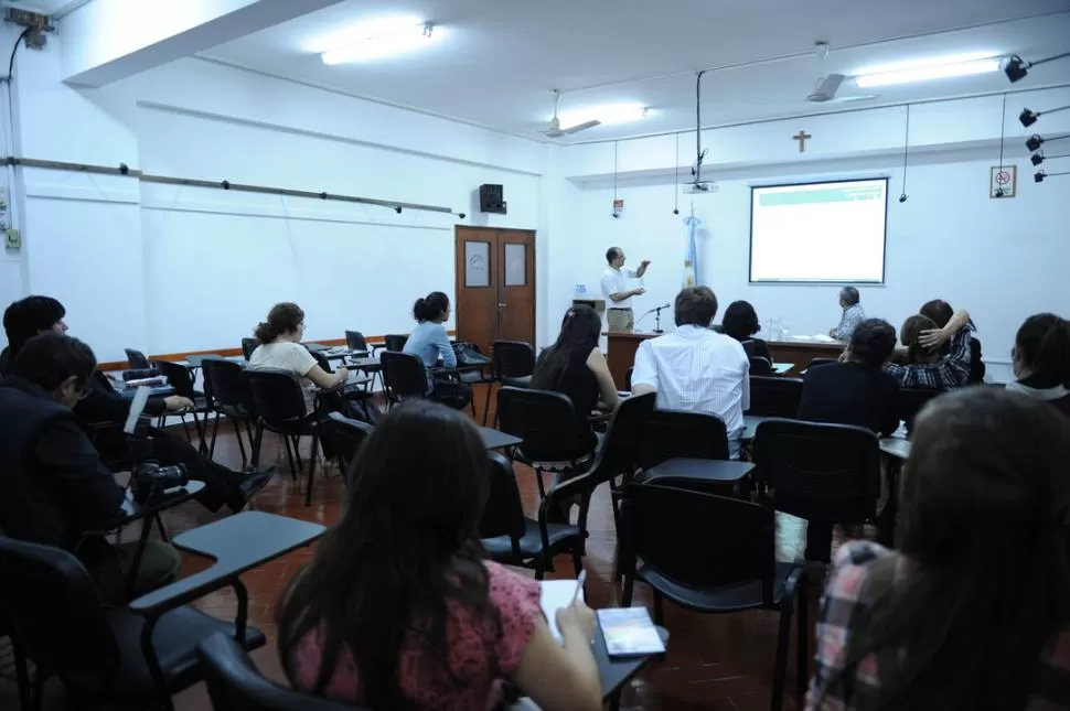 ESTÍMULO. El encuentro permitió a conocer los logros en diversos campos. LA GACETA / FOTO DE FRANCO VERA