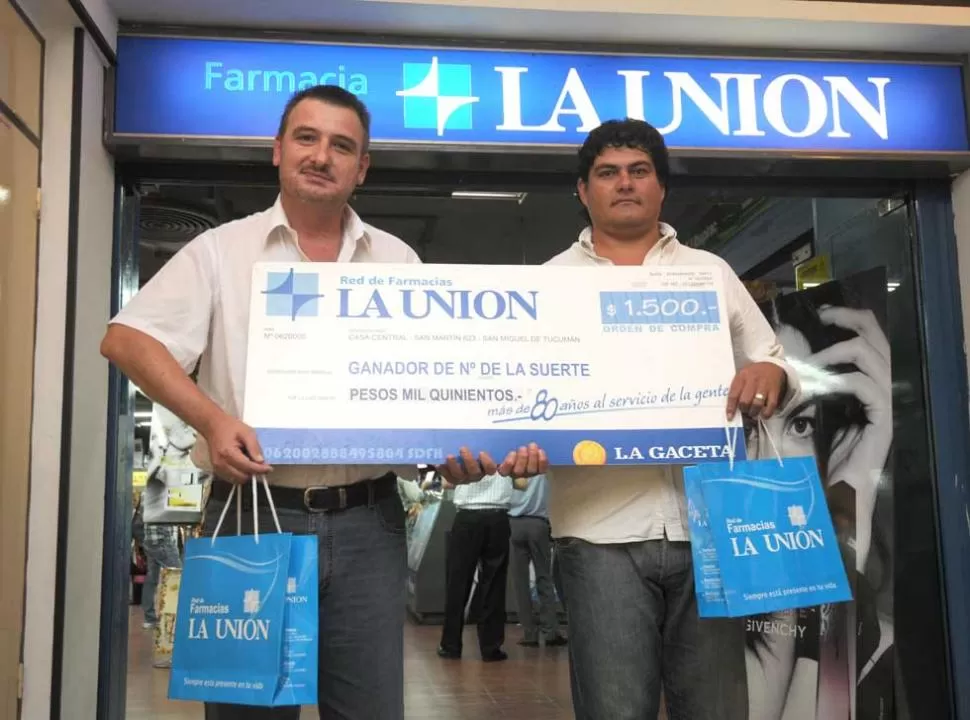 Compró medicamentos en La Unión