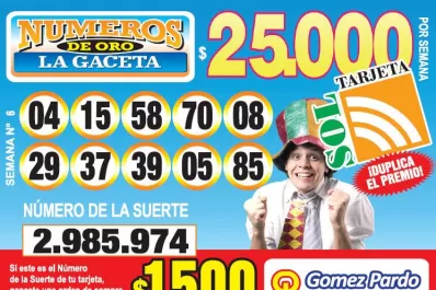 Los Números de Oro de LA GACETA