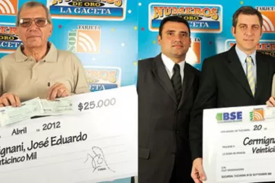 Cobraron el premio y se preparan para festejar