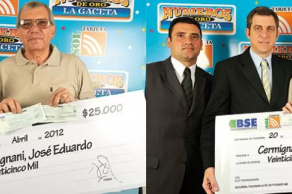 Cobraron el premio y se preparan para festejar