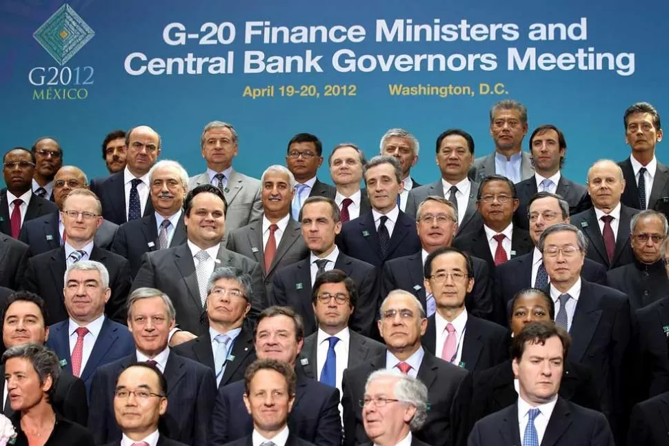 ECONOMISTAS EN ACCION. El foro fue organizado por el Banco Mundial y el FMI. AFP