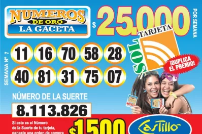 Los Números de Oro de LA GACETA