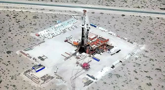 LA JOYA DE LA CORONA. El yacimiento de gas en Vaca Muerta, Neuquén, es el tercer reservorio mundial de su tipo. FOTO TOMADA DE LANACION.COM