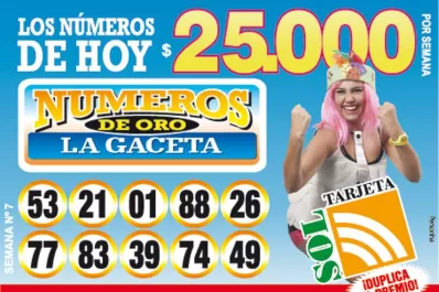 Los Números de Oro de LA GACETA