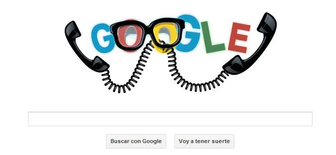 ALEGRE. El doodle de Tato Bores. CAPTURA DE PANTALLA.