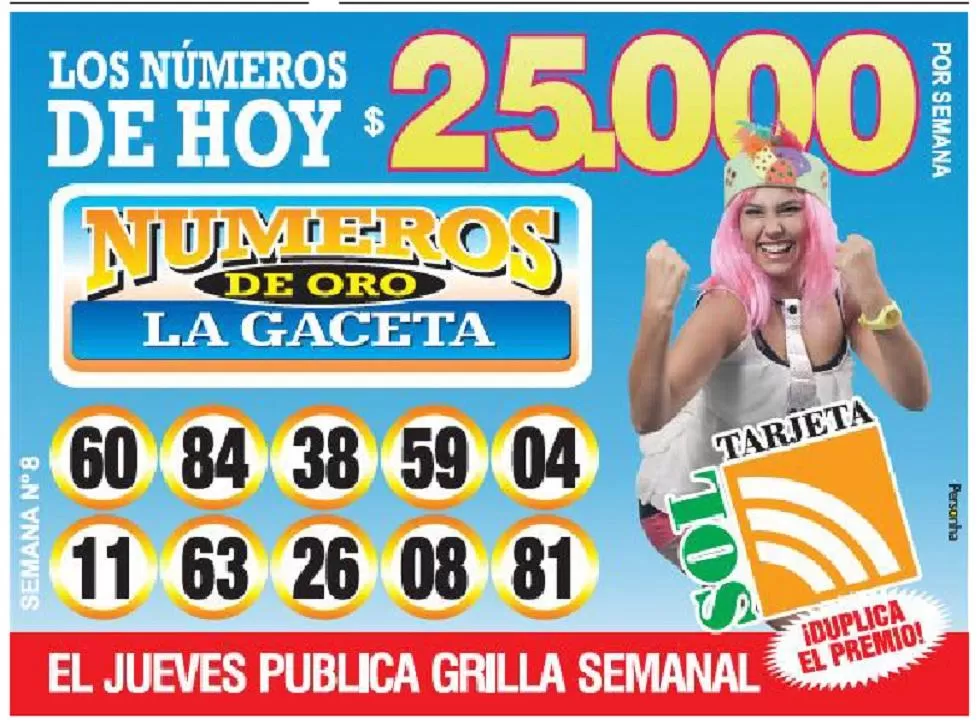 Los Números de Oro de LA GACETA