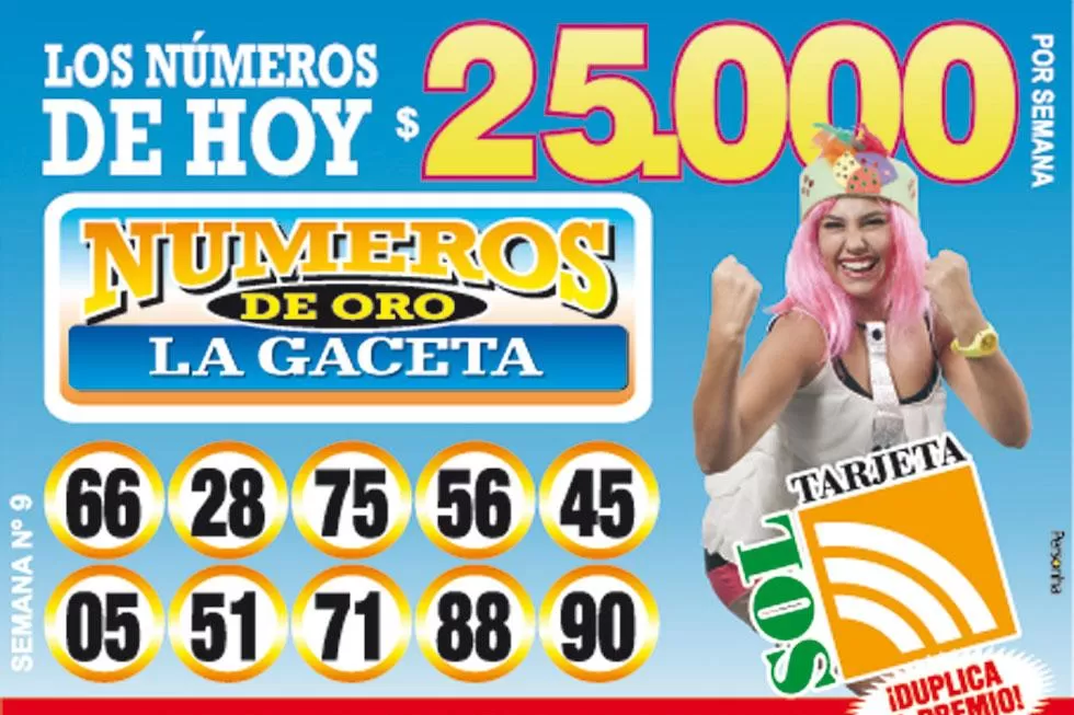 Los Números de Oro de LA GACETA