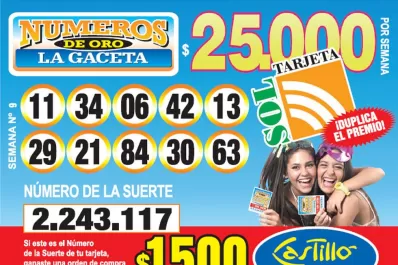 Los Números de Oro de LA GACETA