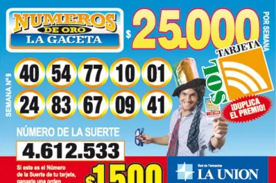 Los Números de Oro de LA GACETA