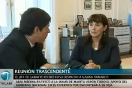 Abal Medina recibió a Susana Trimarco y garantizó el apoyo contra la trata