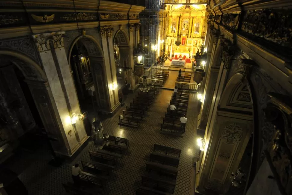 EDIFICIO ÚNICO. El templo fue declarado Monumento Histórico en 1967. LA GACETA / FOTO DE INES QUINTEROS ORIO