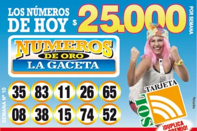 Los Números de Oro de LA GACETA