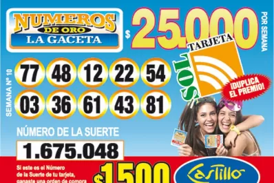 Los Números de Oro de LA GACETA