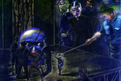 Dibujos de Ricardo Abella en el Rougés