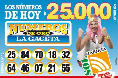 Los Números de Oro de LA GACETA