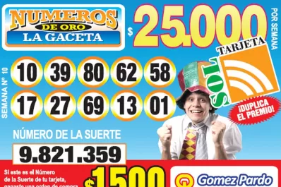 Los Números de Oro de LA GACETA