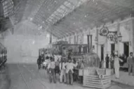 Un temporal recibió al tren inaugural pasajes históricos