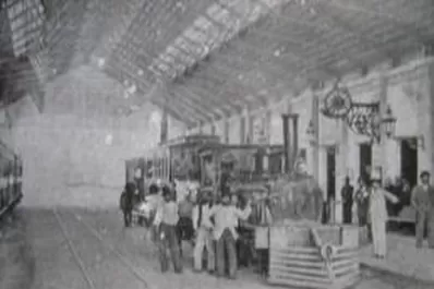 Un temporal recibió al tren inaugural pasajes históricos