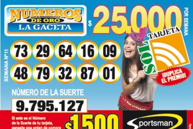 Los Números de Oro de LA GACETA