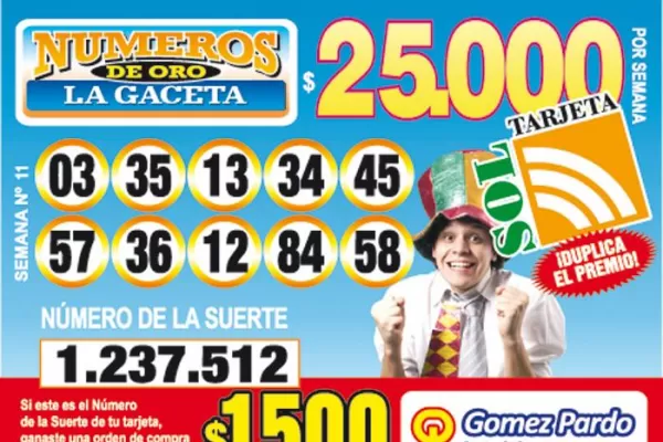 Los Números de Oro de LA GACETA