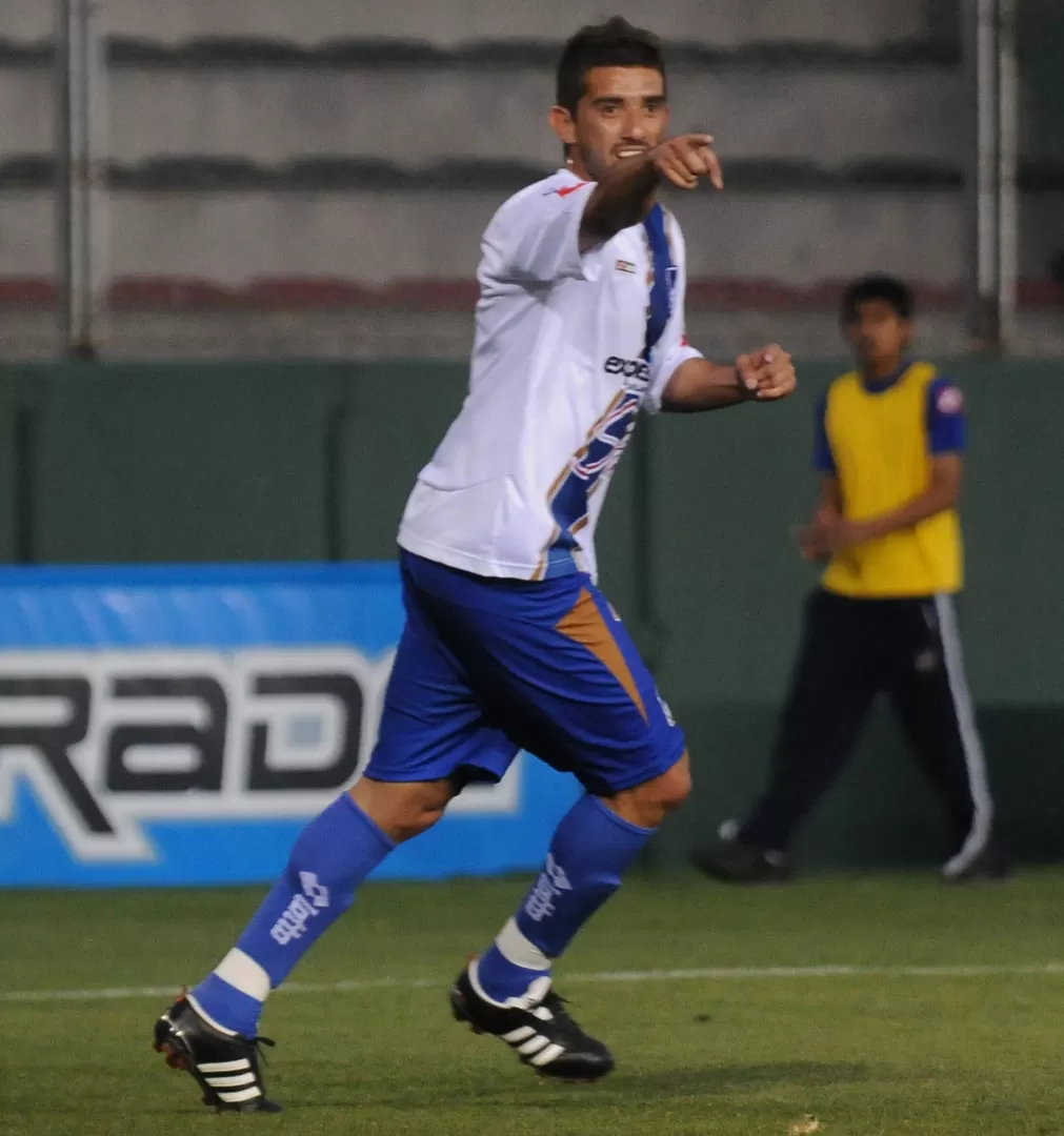 VUELVE CON GOLES. Maidana se fue a Salta porque Solari no lo quería. GENTILEZA FOTO DEL DIARIO EL TRIBUNO DE SALTA